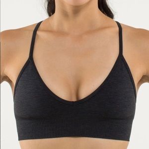 Lululemon *Ebb to Street Bra* - Black-sz 4